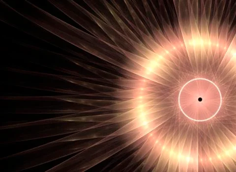 Black background. Stock Illustration