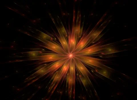 Black background. Stock Illustration