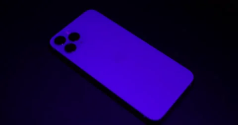 On a black background a Iphone 4K shooting Stock Footage 221185509