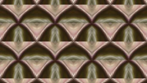 Black background with kaleidoscope effect. Motion. Sparkling white patterns made Illustrazione stock