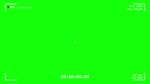 A black background with the letter c on it and green screen white text an 스톡 동영상 345496335