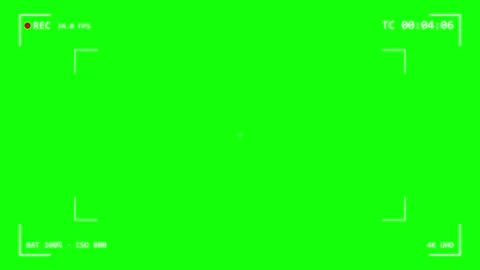 A black background with the letter c in middle and an image of red line green Stock Footage 345496356