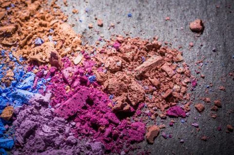 Black background makeup foundation Stock Photos