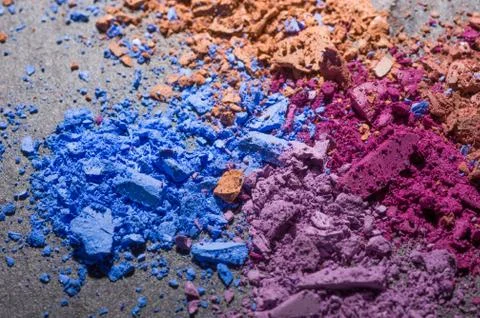 Black background makeup foundation Stock Photos