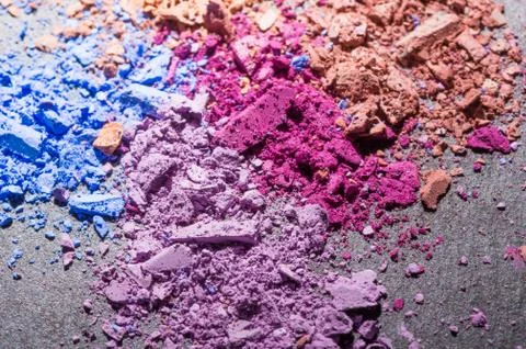 Black background makeup foundation Stock Photos