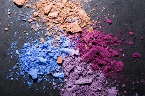 Black background makeup foundation Stock Photos