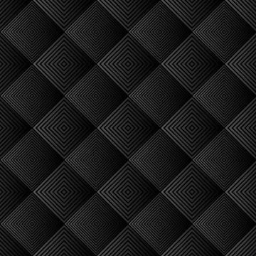 Black background Modern dark abstract seamless texture Illustrazione stock
