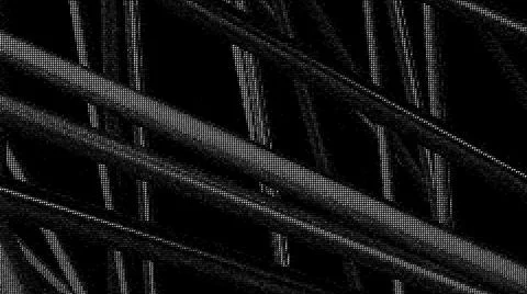 Black background. Motion. Gray lines in 3d abstraction that are made like イラスト素材