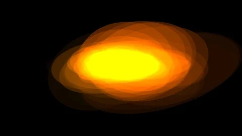 Black background with moving circles Stock Footage 108069479