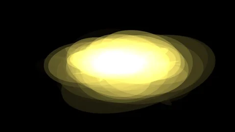 Black background with moving circles Stock Footage 108069895