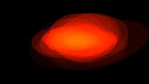 Black background with moving circles Stock Footage 108070200