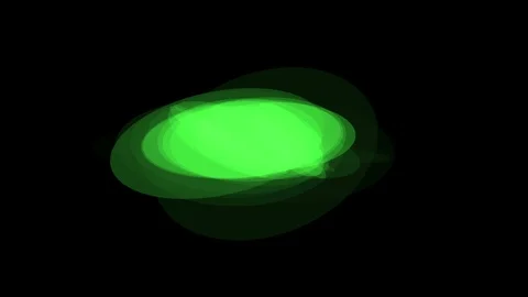 Black background with moving circles Stock Footage 108070632