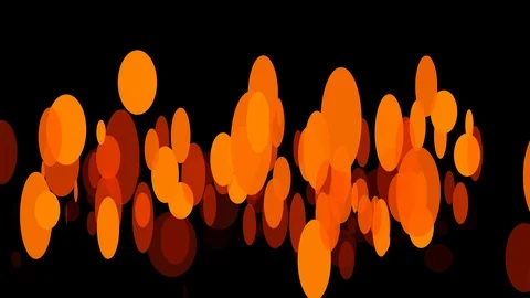 Black background with moving circles Stock Footage 108698910