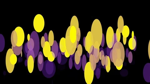 Black background with moving circles Stock Footage 108700870