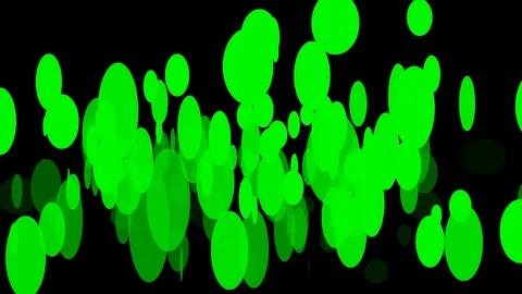 Black background with moving circles Stock Footage 108702889