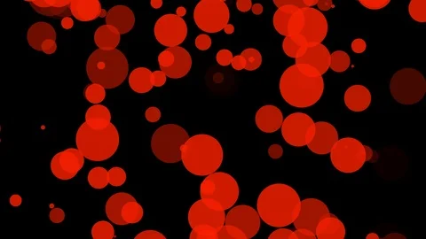 Black background with moving circles Stock Footage 112369719