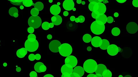 Black background with moving circles Stock Footage 112372757