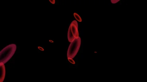 Black background with moving circles Stock Footage 121237868