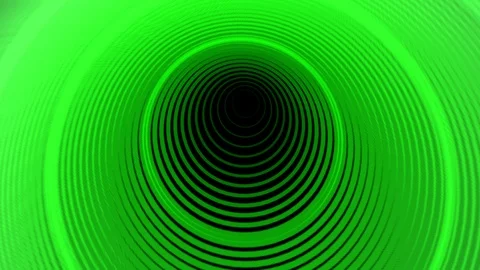 Black background with moving circular lines Video stock 106965434