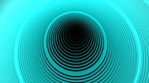 Black background with moving circular lines Stock Footage 106966341