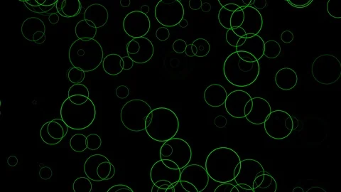 Black background with moving circular lines Stock Footage 113120814