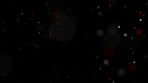 Black background with moving particles, space for text 動画素材 304087919
