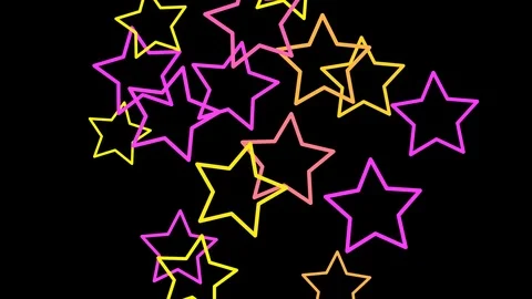 Black background with moving star lines Video stock 123263181
