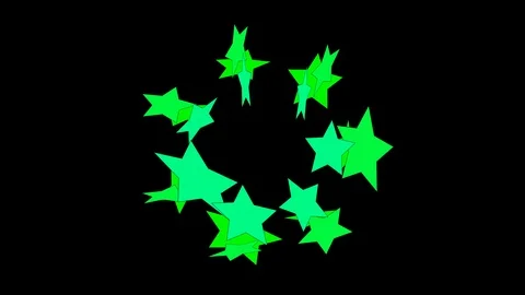 Black background with moving stars Stock Footage 103065652