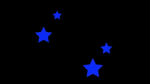 Black background with moving stars Video stock 103437678