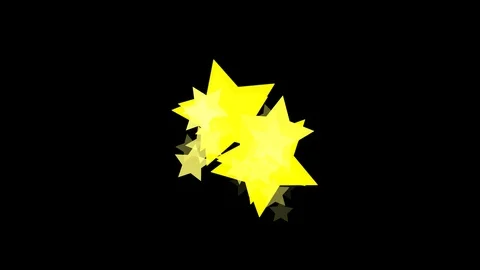 Black background with moving stars Stock Footage 106217682