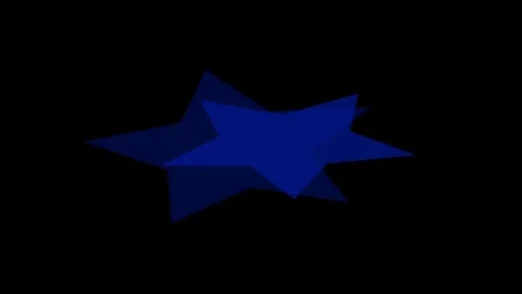 Black background with moving stars Video stock 106737670