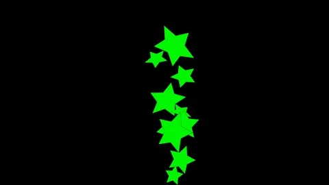 Black background with moving stars Stock Footage 108287431