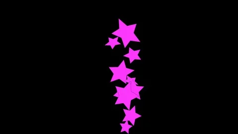 Black background with moving stars Stock Footage 108287980