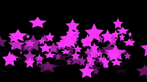 Black background with moving stars Stock Footage 108417642