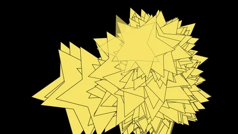 Black background with moving stars Stock Footage 109074344