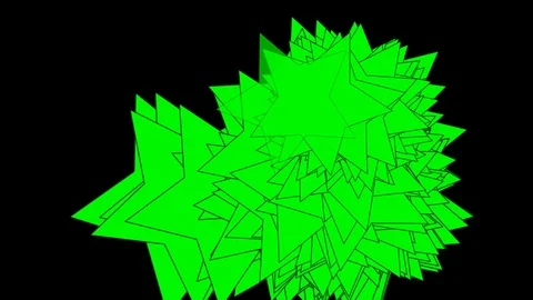 Black background with moving stars Stock Footage 109074632