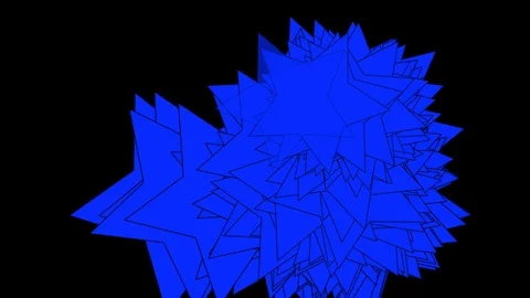Black background with moving stars Stock Footage 109075279
