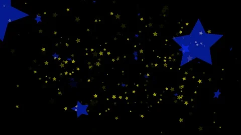 Black background with moving stars Stock Footage 122552800