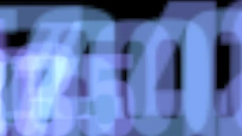 Black background with numbers random motion Stock Footage 104836559