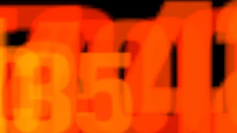 Black background with numbers random motion Stock Footage 104836760