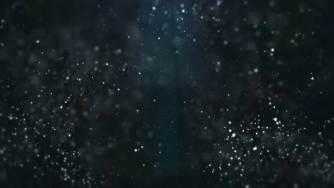 Black background with particles, particle movement, graphics Stock Footage 232390886