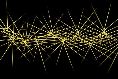 Black background with patterned stripe in the middle Stock Illustration