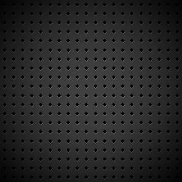 Black Background with Perforated Pattern Stock Illustration