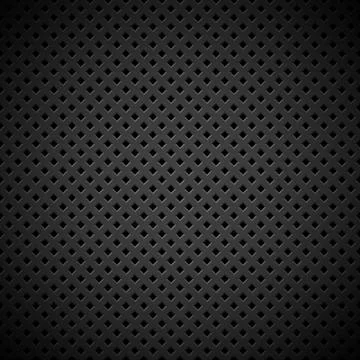 Black Background with Perforated Pattern Stock Illustration