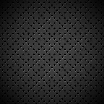 Black Background with Perforated Pattern Stockillustratie
