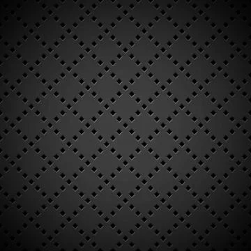 Black Background with Perforated Pattern Stock Illustration