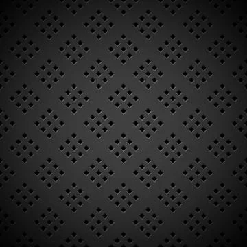 Black Background with Perforated Pattern Stock Illustration