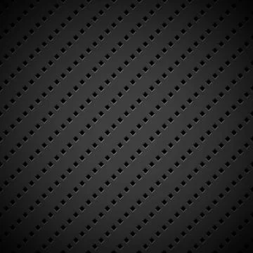 Black Background with Perforated Pattern Stockillustratie