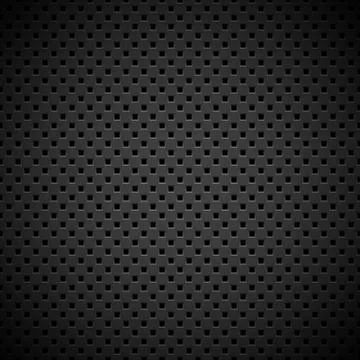 Black Background with Perforated Pattern Stock Illustration