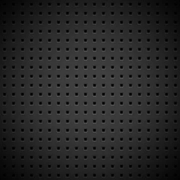 Black Background with Perforated Pattern Stock Illustration